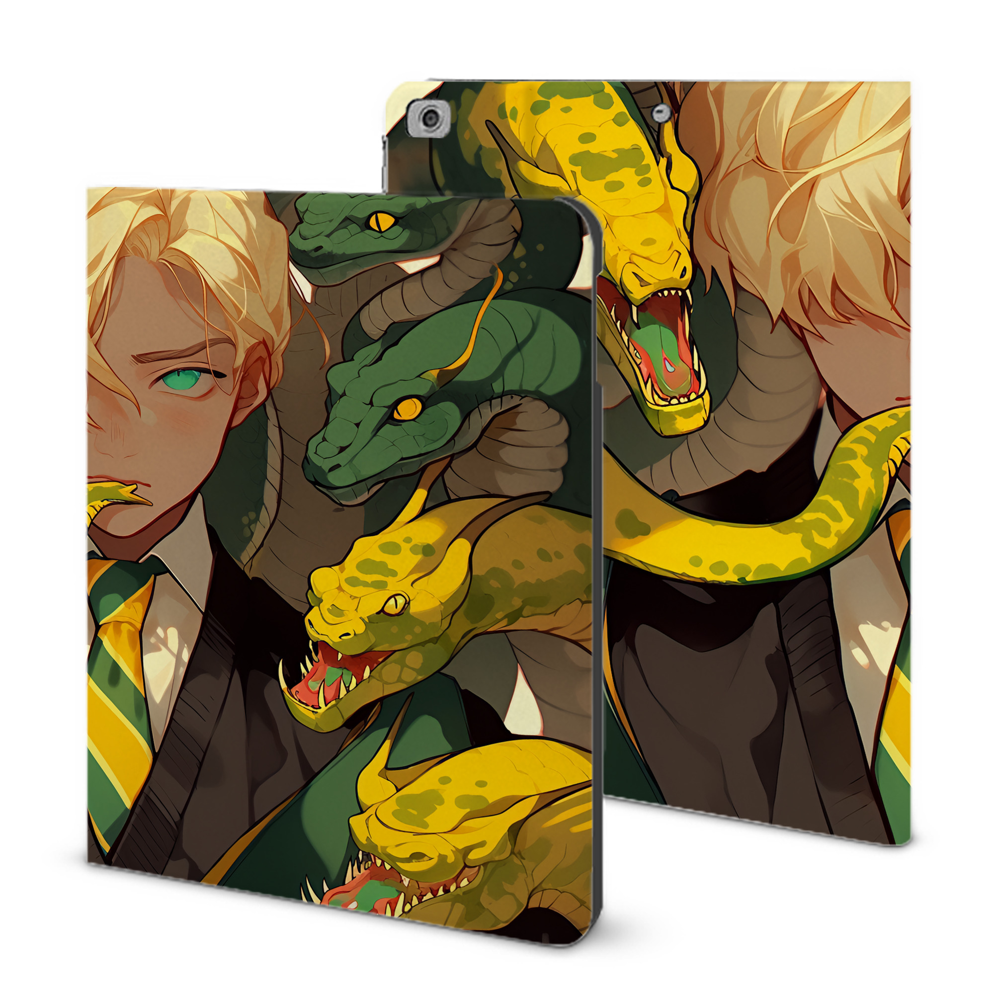 （画像用） Harry Potter ハリー・ポッターシリーズ IPad ケース ブック型 PUレザー TPU 耐衝撃 軽量 薄型 ペン収納なし 全面保護 IPad 各モデル対応